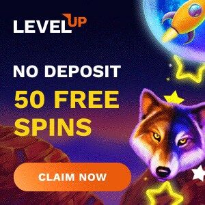 Level Up Casino No Deposit Bonus: 50 FREE SPINS! PROMO CODE: CBC1000 2