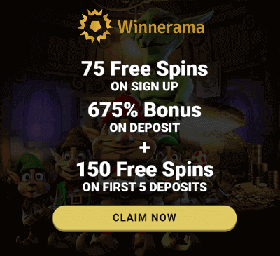 Online Casino Winnerama Australia: Registration, Login + 75 FREE SPINS + 1000 AUD BONUS 2