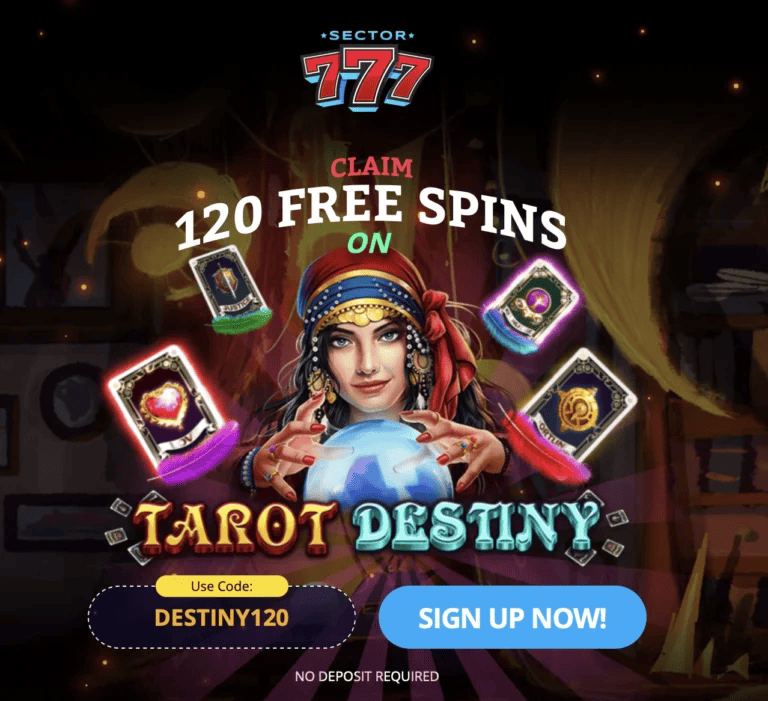 <strong>Sector 777 Casino 120 FREE SPINS– NO DEPOSIT BONUS (+4 bonuses )</strong> 2
